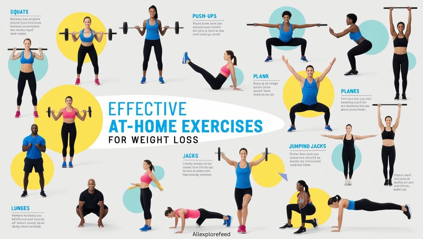 Best Exercises for Weight Loss at Home -Step-by-Step Full Guide